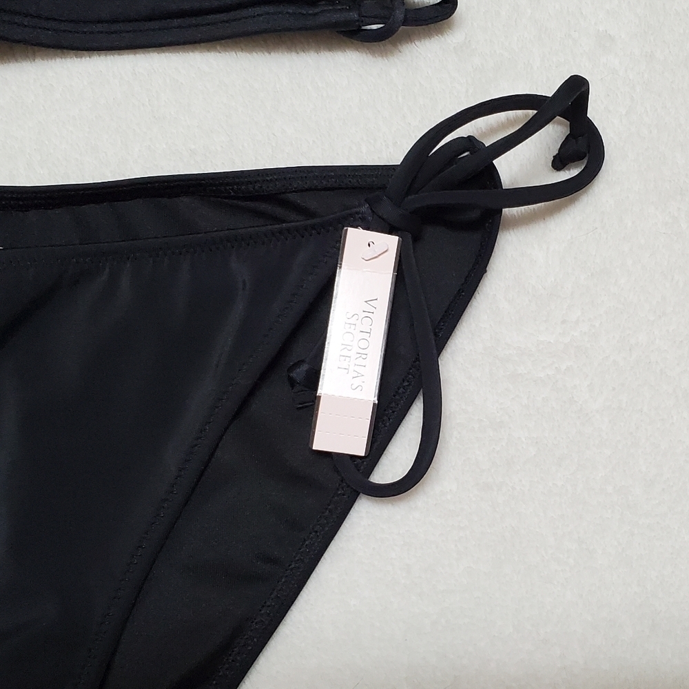 Victoria's Secret Longline Bombshell Miraculous Push-Up The Teeny Bikini Set 32D - Picture 7 of 16